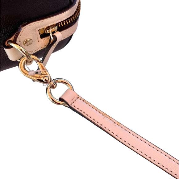 Kate Spade Kaiya Alice Black and White Leather Satchel Bag - Picture 12 of 13